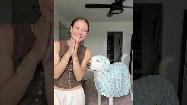 I bought my dog a bathrobe! i added it to my amazon storefront #dogshorts #dog #puppy #pets #cute I bought my dog a bathrobe! i added it to my amazon storefront #dogshorts #dog #puppy #pets #cute