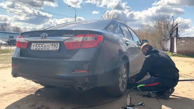 Замена тормозных колодок тойота камри(toyota camry)v50.своими руками.экономия денег. феродо(ferodo)