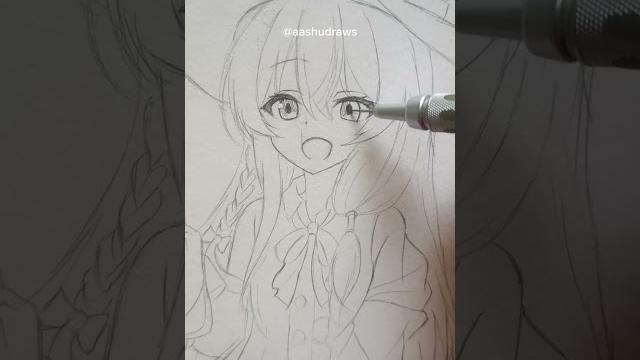 Drawing elaina #elaina #howtodraw #shorts Drawing elaina #elaina #howtodraw #shorts