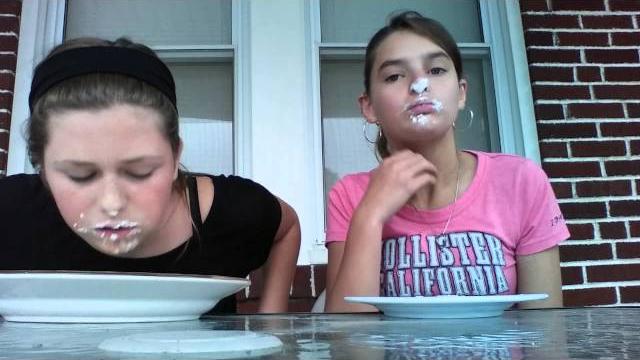 No hands eating challenge No hands eating challenge