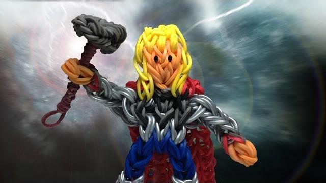 Rainbow loom avengers series: thor Rainbow loom avengers series: thor