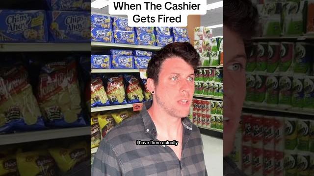 When the cashier gets fired #shorts When the cashier gets fired #shorts