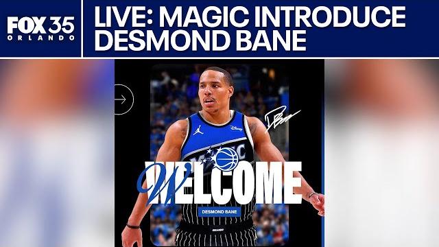 Live: orlando magic introduce desmond bane Live: orlando magic introduce desmond bane