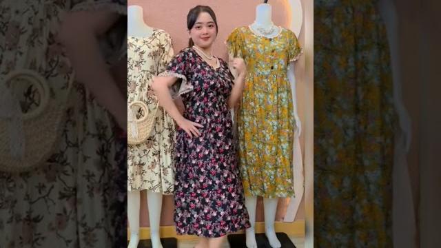 Daster ziba kancing depan busui #daster #dress Daster ziba kancing depan busui #daster #dress