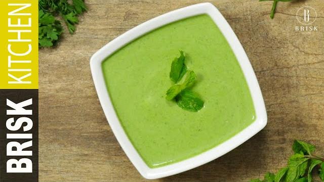 Dahi pudina chutney Dahi pudina chutney