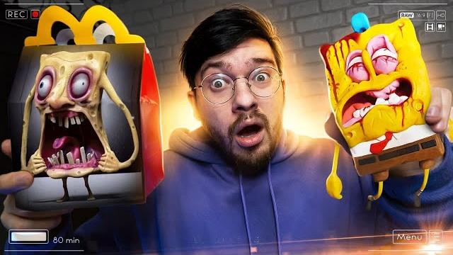 Никогда не открывай happy meal спанч боб ! губка боб ожил! потусторонние ! макдональдс Никогда не открывай happy meal спанч боб ! губка боб ожил! потусторонние ! макдональдс