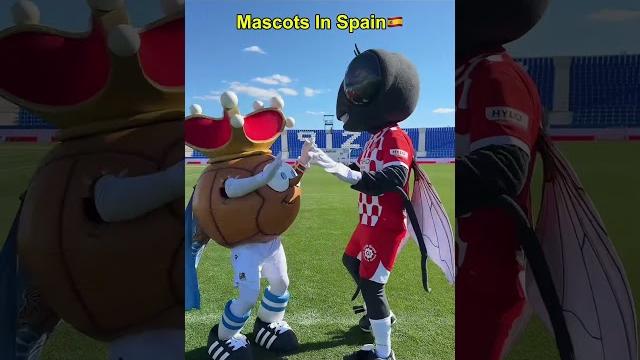 "mascots in spain be like "mascots in spain be like