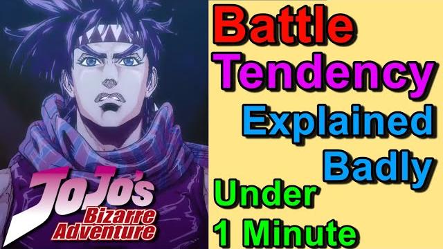 Battle tendency explained badly under a minute jjba part 2 (explained like sh*t #5) #shorts Battle tendency explained badly under a minute jjba part 2 (explained like sh*t #5) #shorts