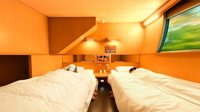 24 jam di kereta tidur jepang | sunrise express twin 24 jam di kereta tidur jepang | sunrise express twin