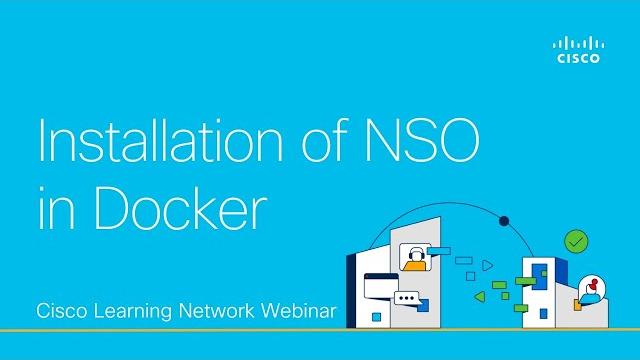 Installation of nso in docker Installation of nso in docker