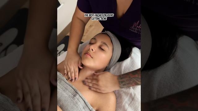 Back to school teen facial ⭐️🪩 #teenagers #acne Back to school teen facial ⭐️🪩 #teenagers #acne