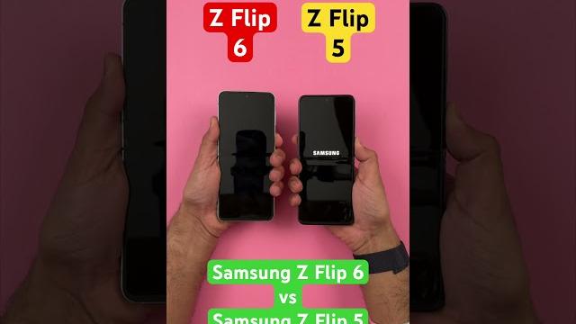 Samsung z flip 6 vs samsung z flip 5 Samsung z flip 6 vs samsung z flip 5