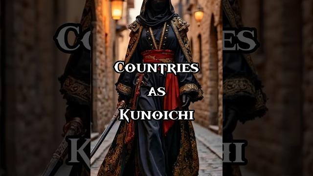 Countries as kunoichi | ai generated Countries as kunoichi | ai generated