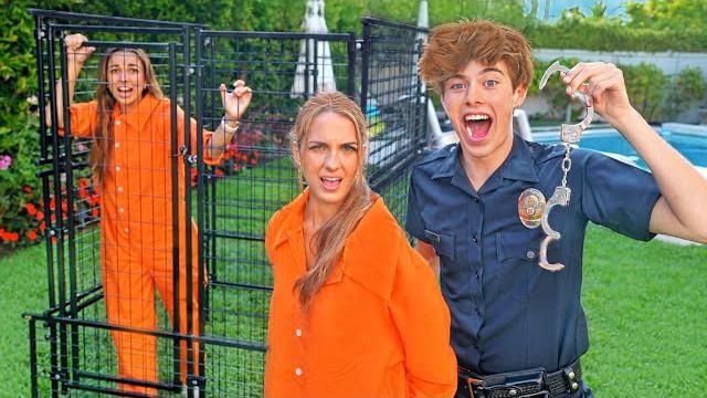 Locked the girls in prison for 24 hours!! Locked the girls in prison for 24 hours!!
