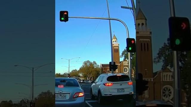 Red light camera flash. hoddle st & victoria pde Red light camera flash. hoddle st & victoria pde