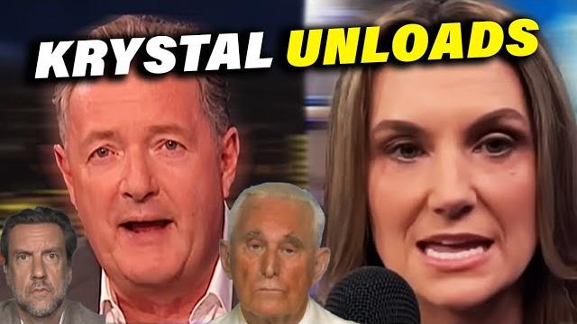 Krystal ball dominates piers morgan panel, schools maga idiots roger stone & clay travis Krystal ball dominates piers morgan panel, schools maga idiots roger stone & clay travis
