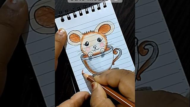 Cute cartoon mouse drawing #simple mouse for beginners #how to draw mouse drawing #ytshorts #viral Cute cartoon mouse drawing #simple mouse for beginners #how to draw mouse drawing #ytshorts #viral