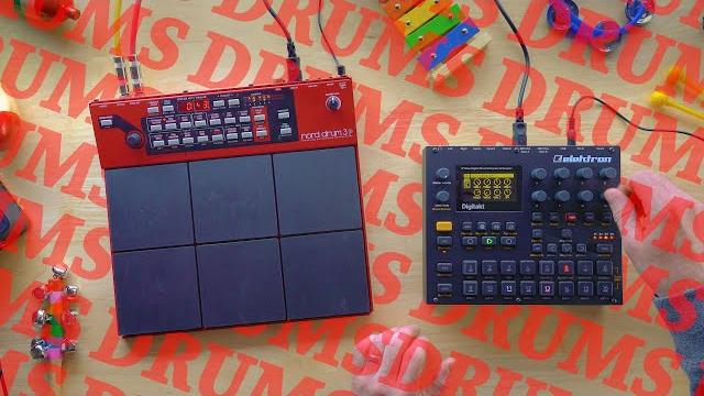 The nord drum 3p (with digitakt friend!) The nord drum 3p (with digitakt friend!)