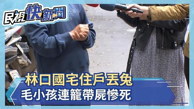 林口國宅住戶丟兔 毛小孩連籠帶屍慘死-民視新聞 林口國宅住戶丟兔 毛小孩連籠帶屍慘死-民視新聞