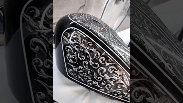 So many details harley davidson custom paint. #custompaint #harleydavidson #harleylovers So many details harley davidson custom paint. #custompaint #harleydavidson #harleylovers
