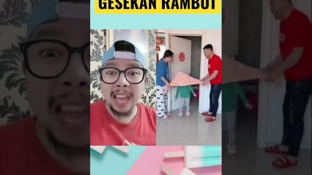 Gesek gesek rambut pake handuk auto berdiri #shorts Gesek gesek rambut pake handuk auto berdiri #shorts