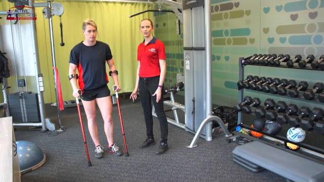 Safe use of crutches Safe use of crutches