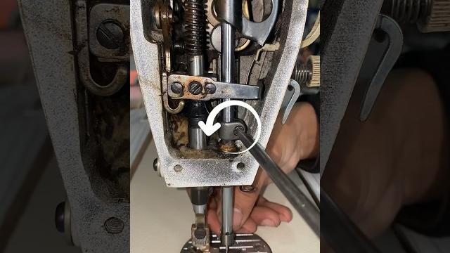 Needle-bar height adjustment #shorts Needle-bar height adjustment #shorts