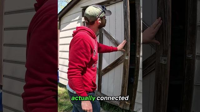 How to fix a saggy shed door How to fix a saggy shed door