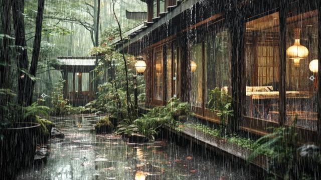 【1m】the best lullaby sound of rain in a forest 【1m】the best lullaby sound of rain in a forest