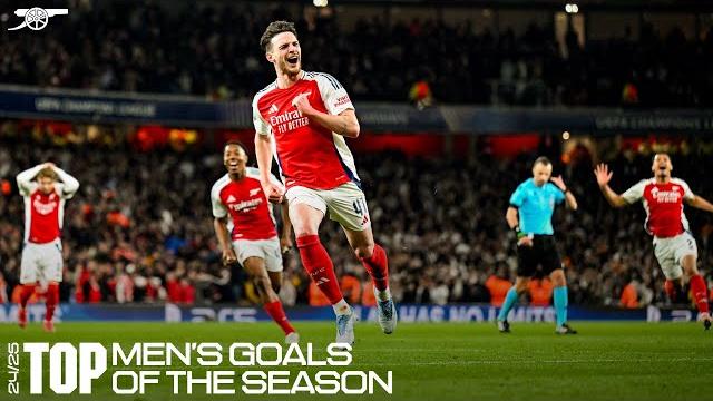 Goals galore! | top men's goals of the 2024/25 season | rice, saka, calafiori and many more! Goals galore! | top men's goals of the 2024/25 season | rice, saka, calafiori and many more!