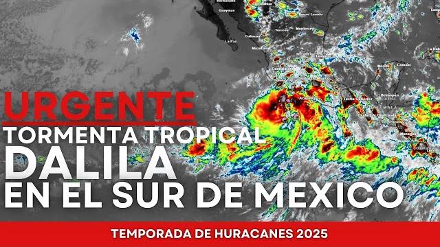 Urgentetormenta tropical dalila con cambios de trayectoria proximo a las costas de mexico Urgentetormenta tropical dalila con cambios de trayectoria proximo a las costas de mexico