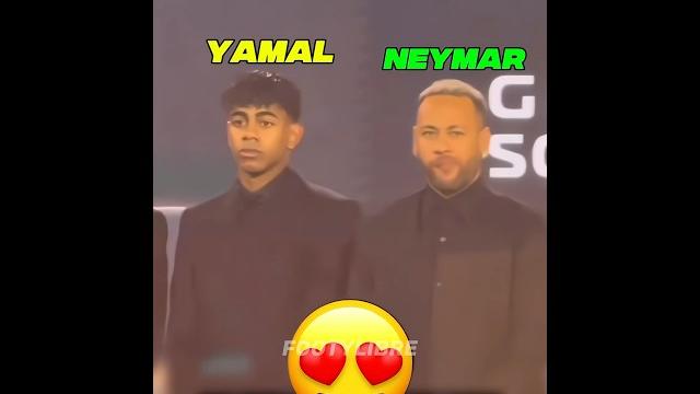 Lamine yamal idolising neymar ️ Lamine yamal idolising neymar ️
