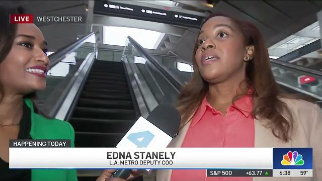 Grand opening of lax metro station Grand opening of lax metro station