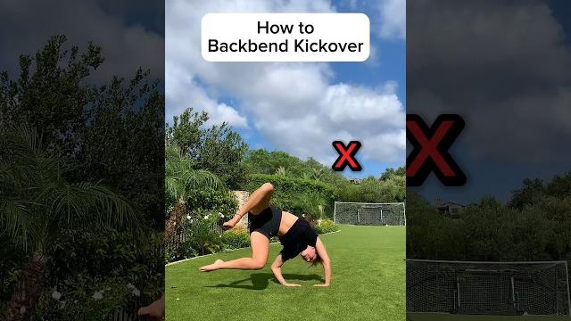 Backbend kickover tutorial #gymnast #backbend #howto #tumbling Backbend kickover tutorial #gymnast #backbend #howto #tumbling