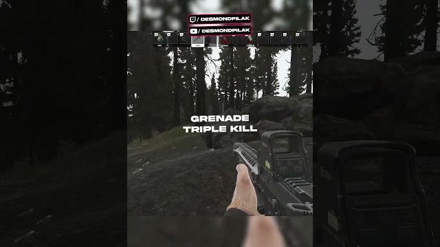 Whole squad 1 grenade #escapefromtarkov #desmondpilak #tarkov #gaming #eft #streamer #trickshots Whole squad 1 grenade #escapefromtarkov #desmondpilak #tarkov #gaming #eft #streamer #trickshots