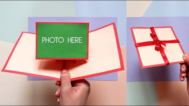 Diy photo pop up card tutorial | easy paper crafts Diy photo pop up card tutorial | easy paper crafts