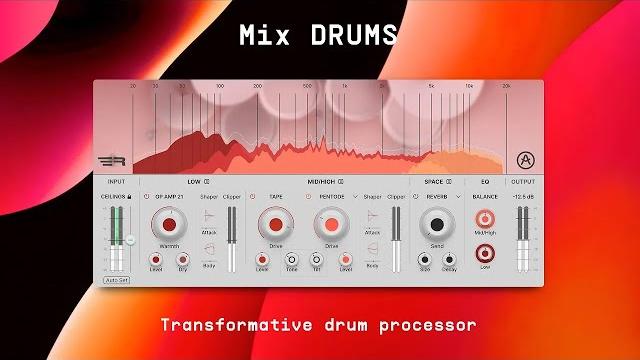 Mix drums | transformative drum processor | arturia Mix drums | transformative drum processor | arturia