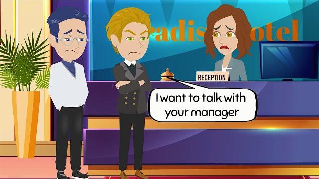 At the hotel conversation: making complaints At the hotel conversation: making complaints