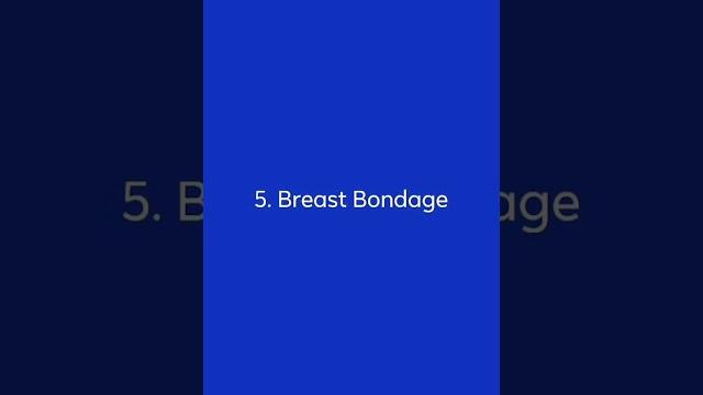 Type of breast kinks 5. breast bondage Type of breast kinks 5. breast bondage