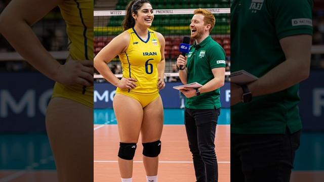 Tall woman volleyball player interviewing! 10ft?? #tallgirl #tallwoman #tallestgirl #sportwomen Tall woman volleyball player interviewing! 10ft?? #tallgirl #tallwoman #tallestgirl #sportwomen