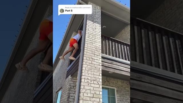 Dad finally found a way to get inside the house part 5 #shorts Dad finally found a way to get inside the house part 5 #shorts
