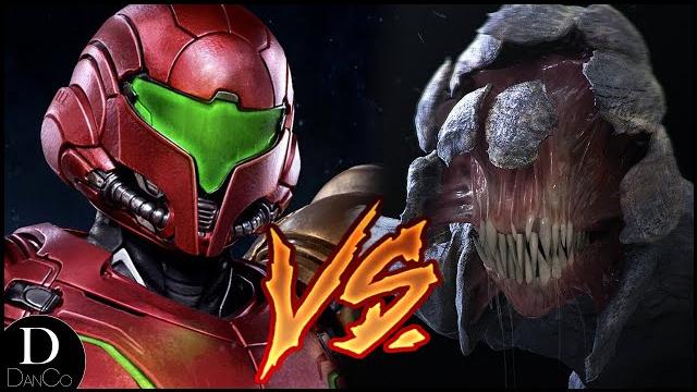 Samus aran vs quiet place monster | battle arena | a quiet place 2 | metroid dread | danco vs Samus aran vs quiet place monster | battle arena | a quiet place 2 | metroid dread | danco vs