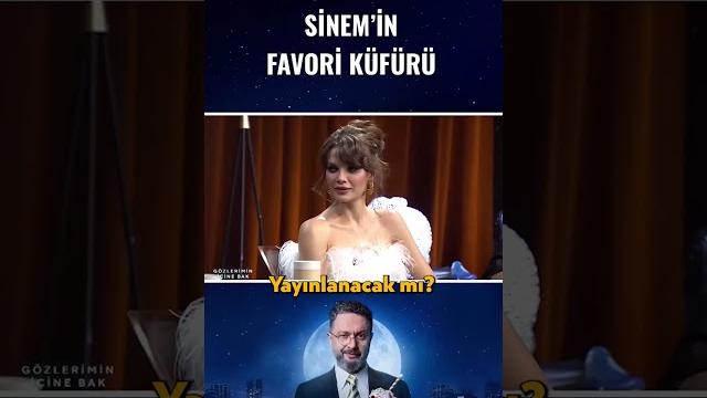 Sinem ünsal'ın en sevdiği küfür! #shorts Sinem ünsal'ın en sevdiği küfür! #shorts