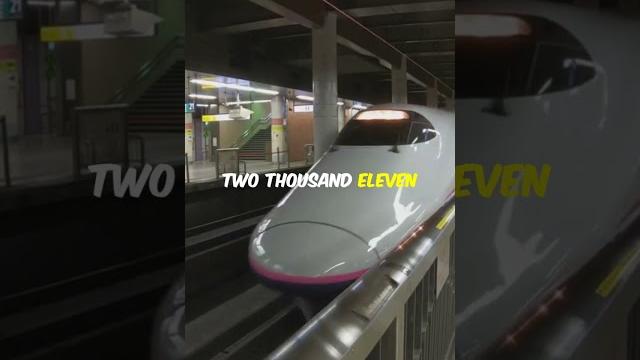 This train can outrun a tsunami! #tsunami #japan #engineeringmarvel #disastersurvival #shinkansen This train can outrun a tsunami! #tsunami #japan #engineeringmarvel #disastersurvival #shinkansen