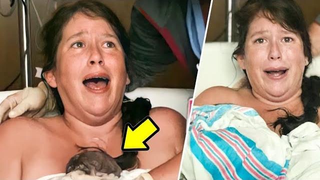 Mom gives birth late, when doctor look closer they could explain what she gave birth to Mom gives birth late, when doctor look closer they could explain what she gave birth to