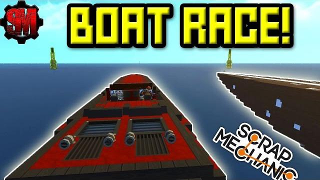 Hover boat race! scrap mechanic multiplayer monday ep11 Hover boat race! scrap mechanic multiplayer monday ep11