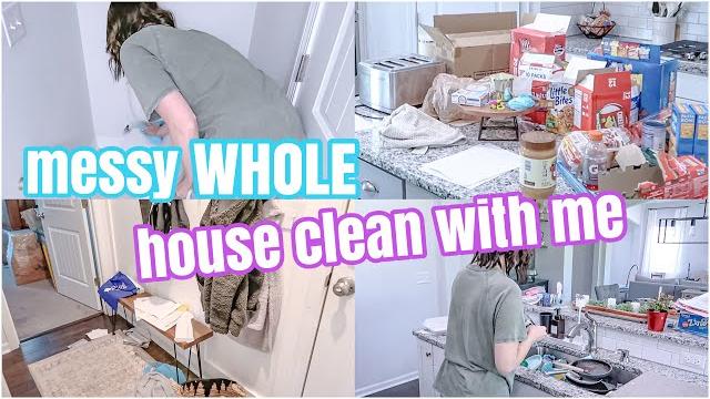 Whole house clean with me | messy house transformation | extreme cleaning motivation 2025 Whole house clean with me | messy house transformation | extreme cleaning motivation 2025