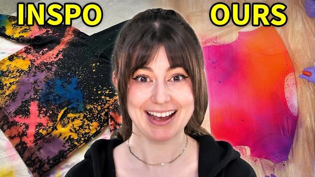 Trying weird tie dye hacks (only one worked) Trying weird tie dye hacks (only one worked)