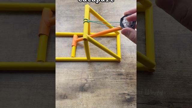 Diy catapult paper craft origami world tutorial | how to make catapult from paper easy origami world Diy catapult paper craft origami world tutorial | how to make catapult from paper easy origami world