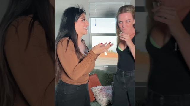 Sarah arabic and i do the shot glass challenge Sarah arabic and i do the shot glass challenge